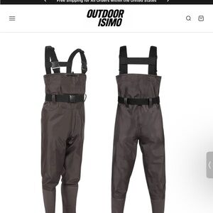 Women's Chest Waders in Dark Brown